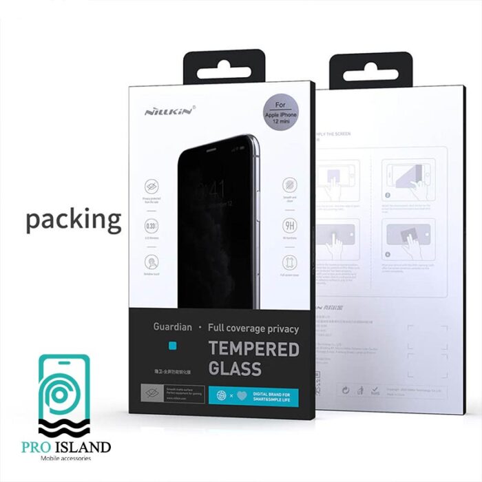 محافظ صفحه نمایش حریم شخصی نیلکین مدل Guardian مناسب برای گوشی موبایل اپل IPhone 12 Mini - 2