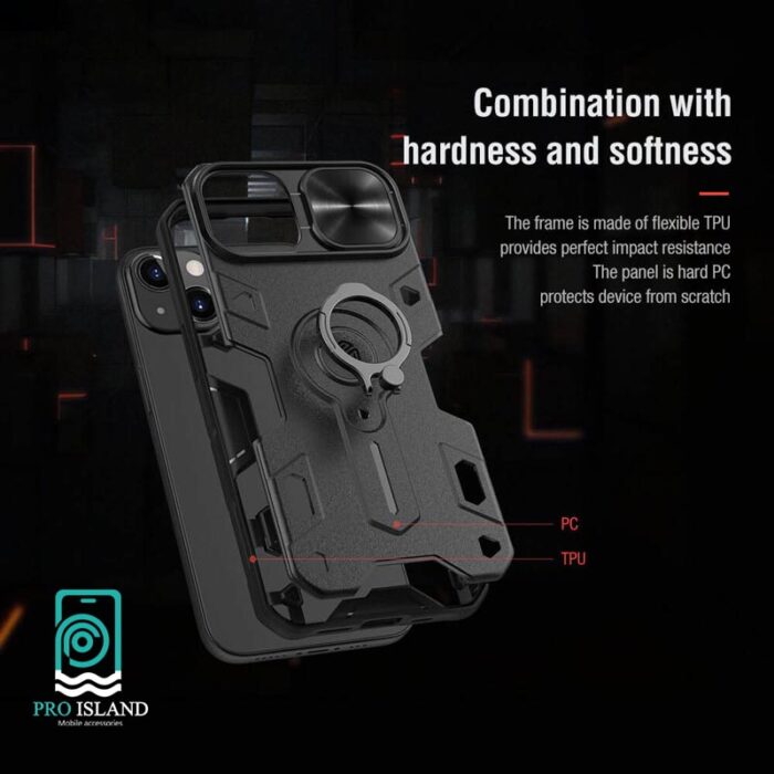 نیلکین مدل CamShield Armor مناسب برای گوشی موبایل اپل iPhone 13