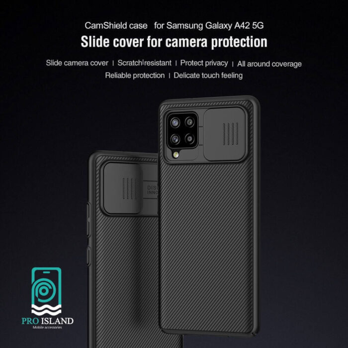 کاور نیلکین مدل CamShield مناسب برای گوشی موبایل سامسونگ Galaxy A42 / M42 - 2