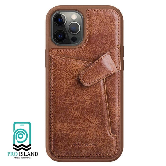 نیلکین مدل aoge Leather Cover مناسب برای گوشی موبایل اپل Iphone 12 12Pro