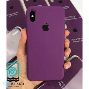 1iphone x silicone case Purple min