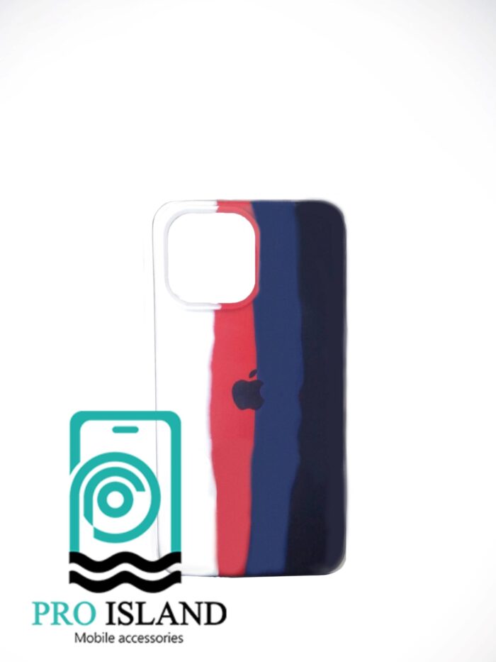 قاب محافظ سیلیکونی رنگین کمانی برای گوشی‌ اپلiphone13 - 3