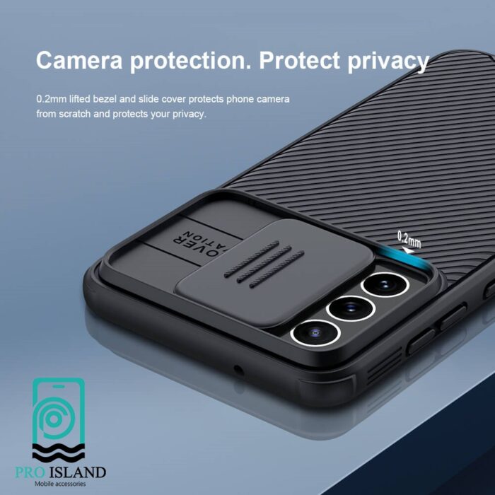 کاور نیلکین مدل Camshield Pro مناسب برای گوشی موبایل سامسونگ Galaxy S21 FE