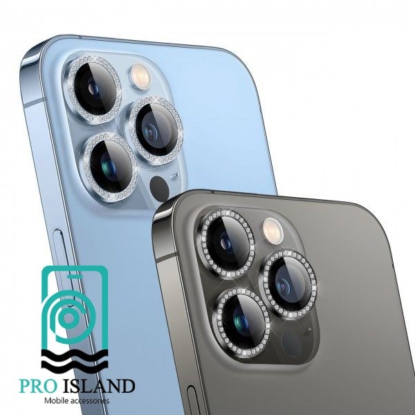 محافظ لنز دوربین گرین مدل Diamond مناسب برای گوشی موبایل اپل iPhone 13 Pro Max /iphone 13 Pro
