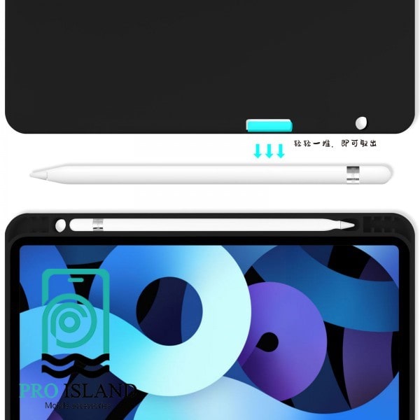 کاور کیبورددار آیپد پرو گرین Green Leather Case Wireless Keyboard iPad Pro 11 2020