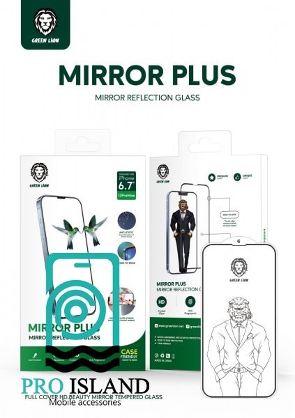 محافظ صفحه نمایش مدل mirror reflecttion برای گوشی موبایل اپل iphone 13/13 pro