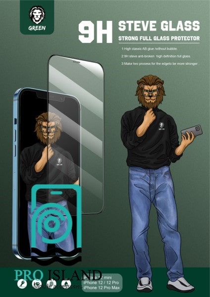 محافظ صفحه نمایش گرین مدل Steve مناسب برای گوشی موبایل اپل iPhone 13/13 Pro