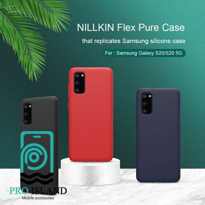 کاور نیلکین مدل Flex مناسب برای گوشی موبایل سامسونگ Galaxy S20