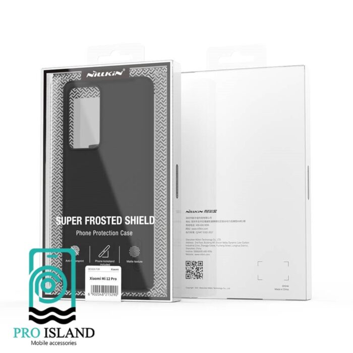 کاور نیلکین مدل Frosted Shield مناسب برای گوشی موبایل شیائومی mi 12pro