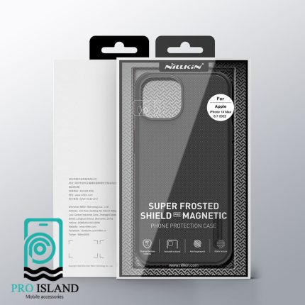 کاور نیلکین مدل frosted shield pro مناسب برای گوشی اپل iphone 14 max