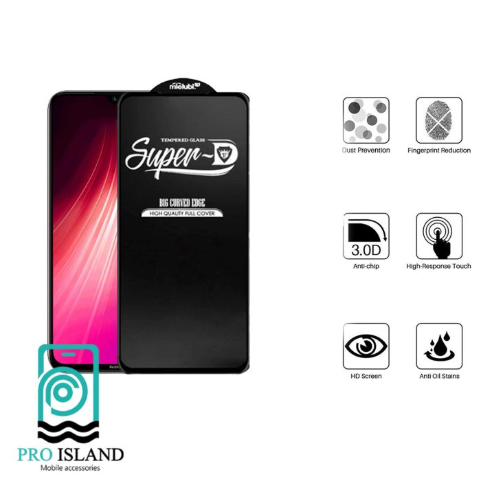 گلس میتوبل مدل سوپر دی مناسب برای گوشی موبایل شیاومی REDMI NOTE 8