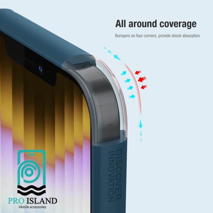 کاور نیلکین مدل frosted shield pro مناسب برای گوشی اپل iphone 14