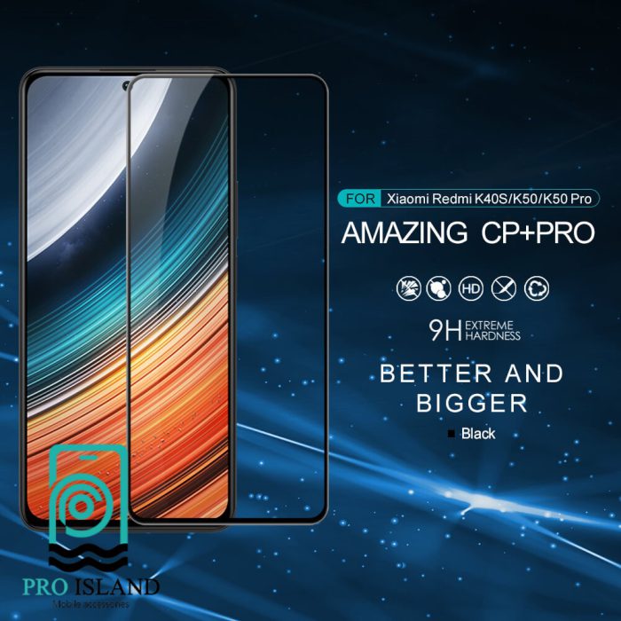 محافظ صفحه نمایش نیلکین مدل CP Plus Pro مناسب برای گوشی شیائومی Redmi K40S/Poco F4 5G/K50/K50 Pro
