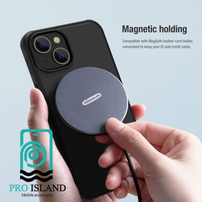 کاور نیلکین مدل Frosted Shield Pro Magnetic مناسب برای گوشی موبایل اپل iPhone 14